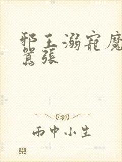 邪王溺宠魔妃太嚣张封面