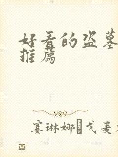 好看的盗墓小说推荐封面