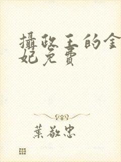 摄政王的金牌宠妃免费封面