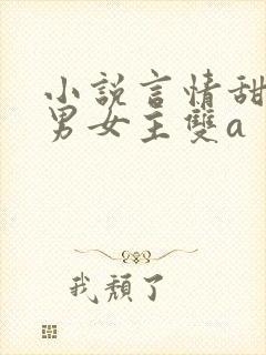 小说言情甜宠文男女主双a