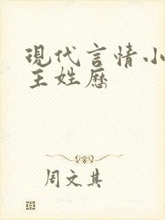 现代言情小说男主姓历