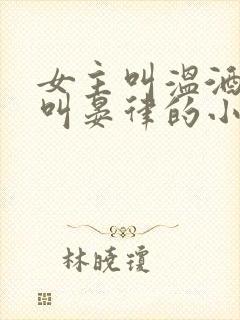 女主叫温酒男主叫晏律的小说