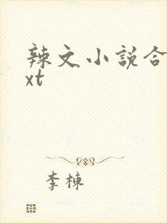 辣文小说合集txt