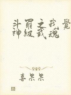 斗罗之我觉醒了神级武魂封面