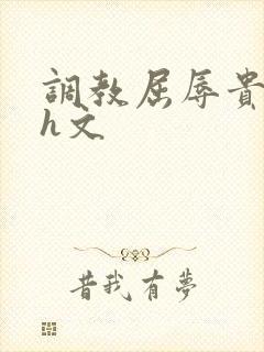 调教屈辱贵女沦h文