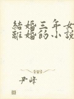 结婚三年女主要离婚的小说