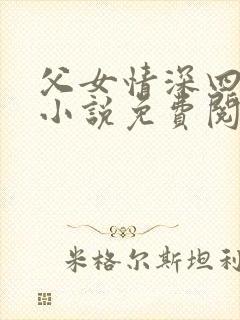 父女情深四十部小说免费阅读全文