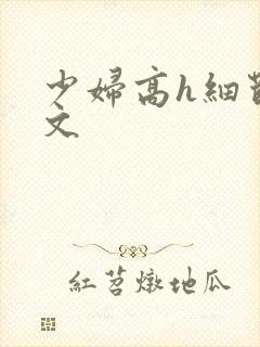 少妇高h细节爽文