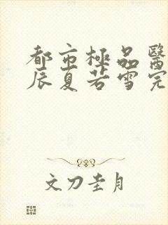 都市极品医神叶辰夏若雪完整版封面