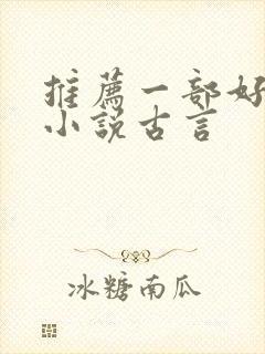 推荐一部好看的小说古言封面