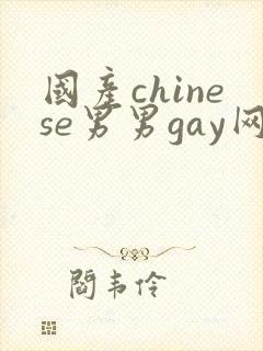 国产chinese男男gay网址