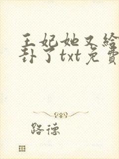 王妃她又给人算卦了txt免费下载