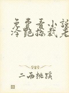 免费看小说我的冷艳总裁老婆