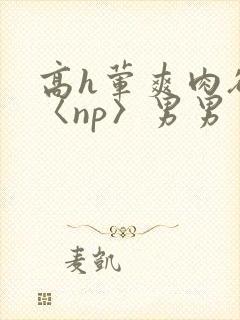 高h荤爽肉欲文〈np〉男男