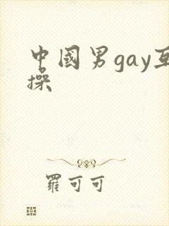 中国男gay互操