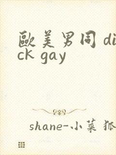 欧美男同 dick gay封面