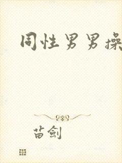 同性男男操视频