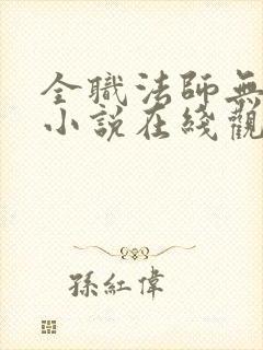 全职法师无删减小说在线观看封面