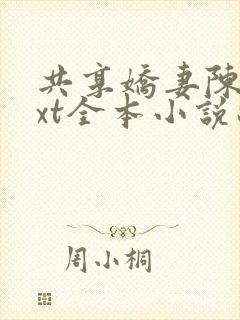 共享娇妻陈雪txt全本小说苏杳