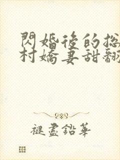 闪婚后的总裁农村娇妻甜翻了全集