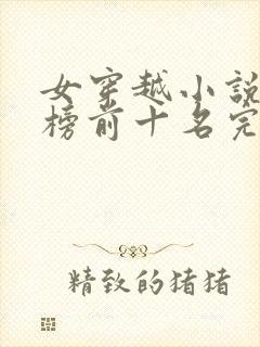 女穿越小说排行榜前十名完结篇