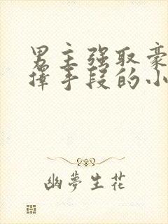 男主强取豪夺不择手段的小说封面