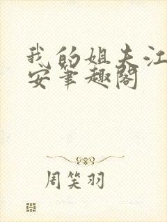 我的姐夫江深黎安笔趣阁封面