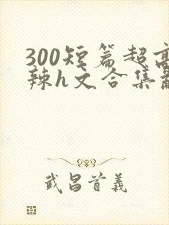 300短篇超高辣h文合集乱