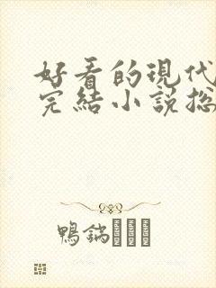 好看的现代言情完结小说总裁