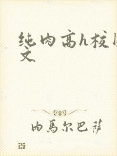 纯肉高h校园黄文