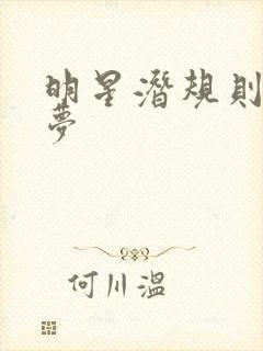 明星潜规则之皇梦