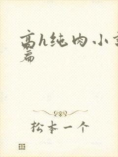 高h纯肉小说短篇