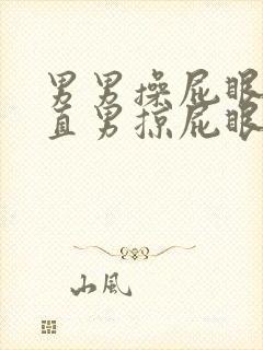 男男操屁眼两个直男掠屁眼