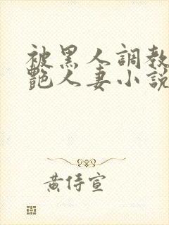 被黑人调教的冷艳人妻小说