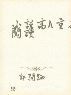 小说高h重在线阅读