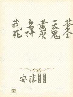 我名黄天苍天已死什么鬼全文免费