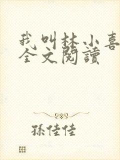 我叫林小喜小说全文阅读封面