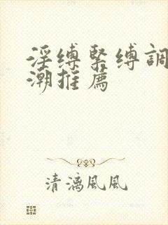 淫缚紧缚调教高潮推荐封面