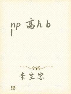 np 高h bl封面