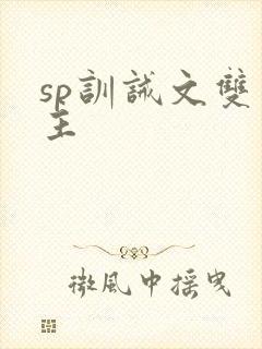 sp训诫文双男主