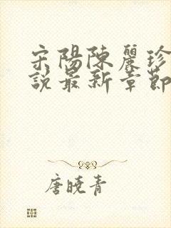 宋阳陈丽珍的小说最新章节免费阅读无弹窗