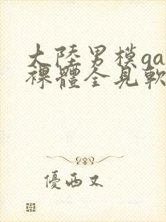 大陆男模gay裸体全见软件