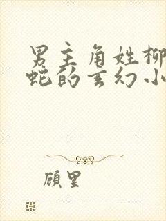 男主角姓柳是个蛇的玄幻小说
