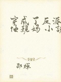 穿成了反派大佬他亲妈 小说