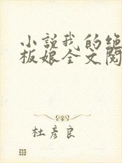 小说我的绝色老板娘全文阅读