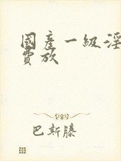 国产一级淫片免费放