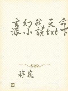 玄幻我天命大反派小说txt下载