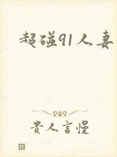 超碰91人妻
