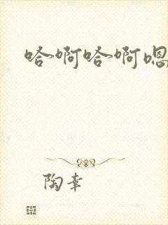 哈啊哈啊嗯封面