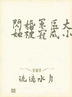 闪婚军区大佬后她被宠成小娇妻